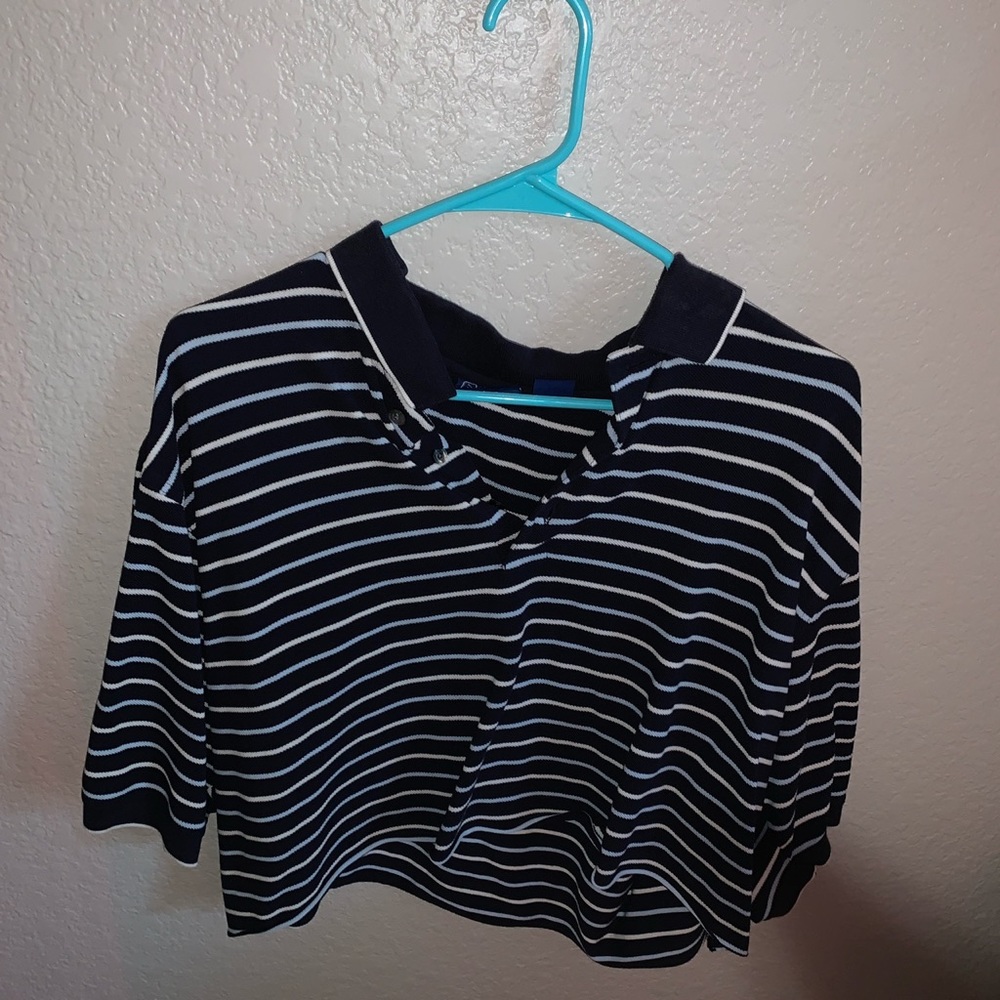 PGA Golf cropped collared shirt